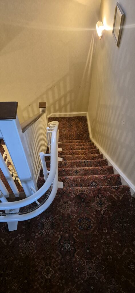 Stairlift Installation in Tullamore County Offaly - Straight and Curved Section